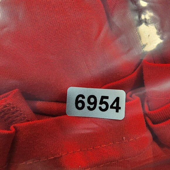 Mens Red Nike Dri-Fit 643 Graphic Shirt Athletic Tee Short Sleeve Crew Neck XXL - Picture 8 of 8